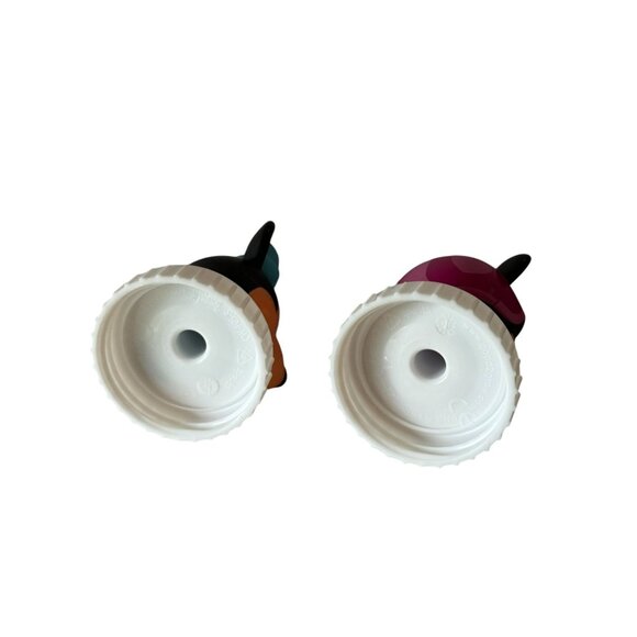 Vintage Disney Mickey & Minnie Mouse Good2Grow Bottle Lids/Toppers Only - Picture 5 of 8